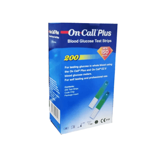 On Call Plus Blood Glucose Test Strips - 200 Count