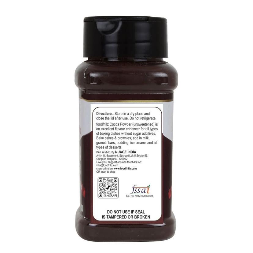 foodfrillz Cocoa Powder (60 g) & Veg Gelatin Powder (90 g) Combo Pack view 3