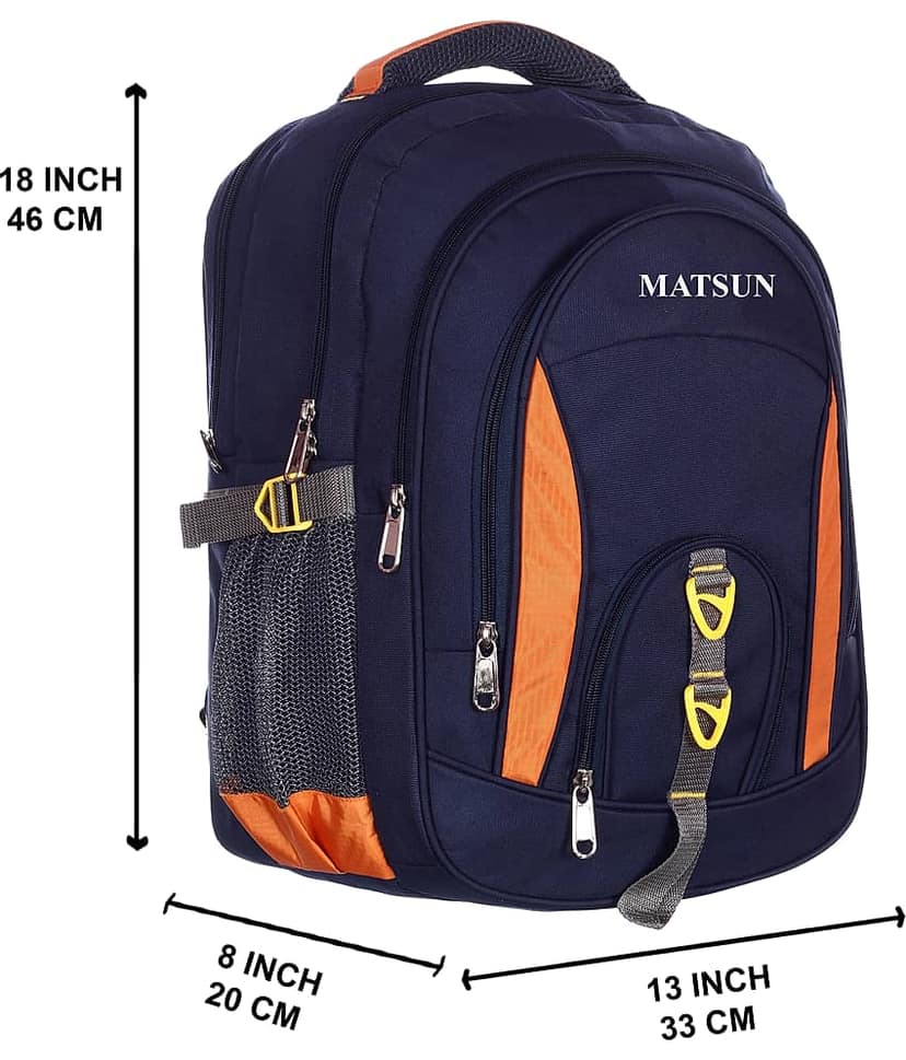 Matsun - Multi Color Polyester Backpack ( 45 Ltrs ) view 2