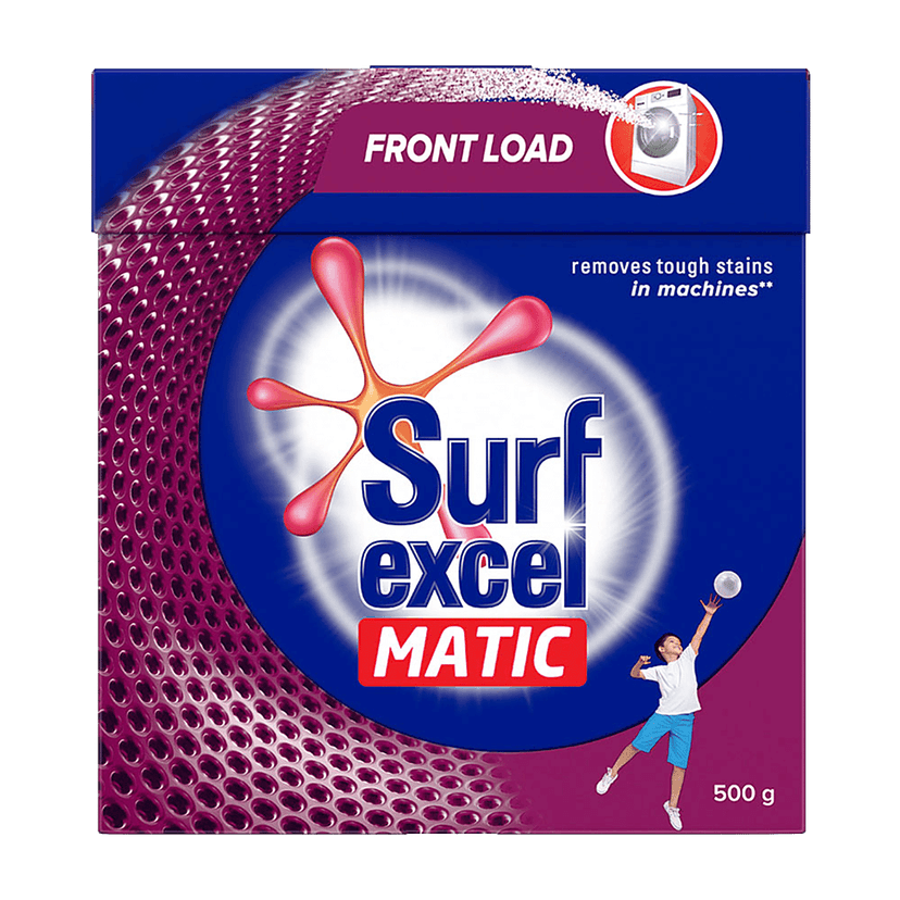 Surf Excel Matic Detergent Powder - Front Load, 500 G view 2