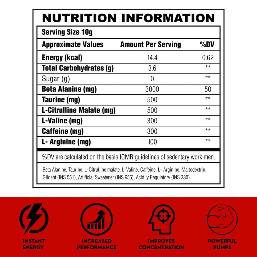 Spartan Sport Sciences Pre Training 300G Strawberry view 2