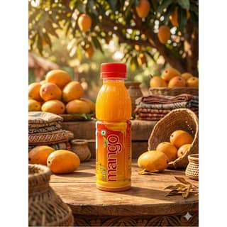 Mango Fruit Drink - 160 mL - 12 plastic bottle
