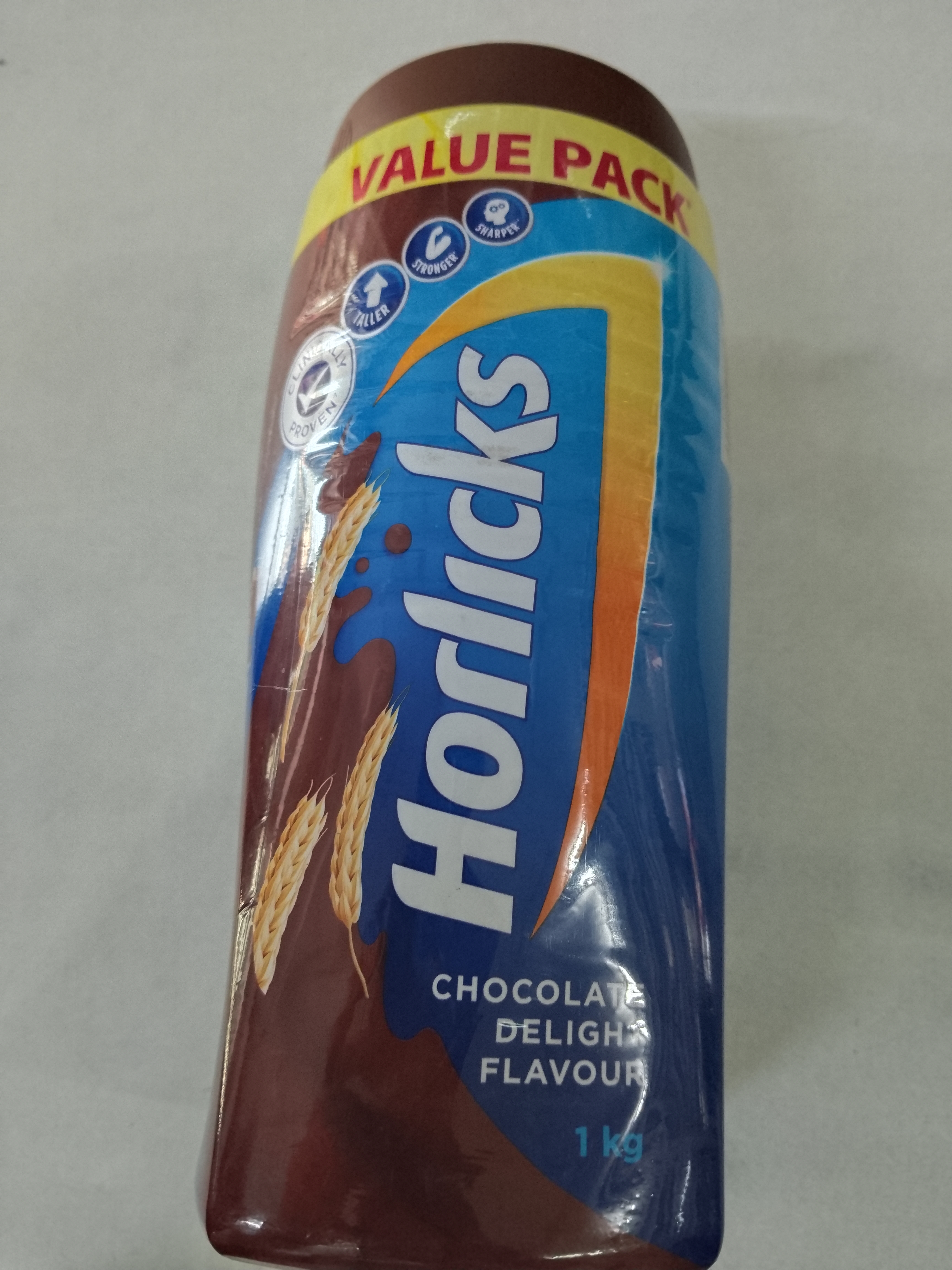 Horlicks chocolate delight flavour jar