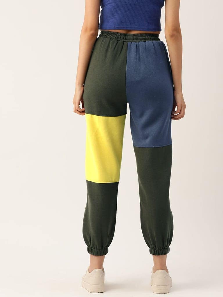 Colourblocked Fleece Track Pants view 2