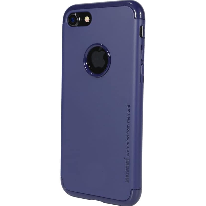 Memumi Wise Series Hybrid Logo Cut Hard Back Cover for Apple iPhone 8 Shockproof - Blue (4.7") view 2