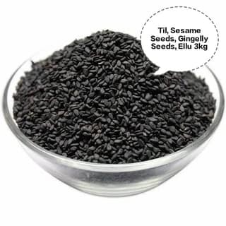 Til, Sesame Seeds, Gingelly Seeds, Ellu 3kg