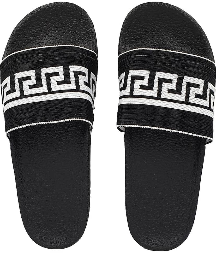 KAPANI Black Women's Slide Flip flop view 2