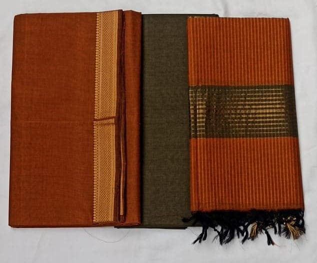 A Set of Pure Cotton Dress Material with Dhupatta