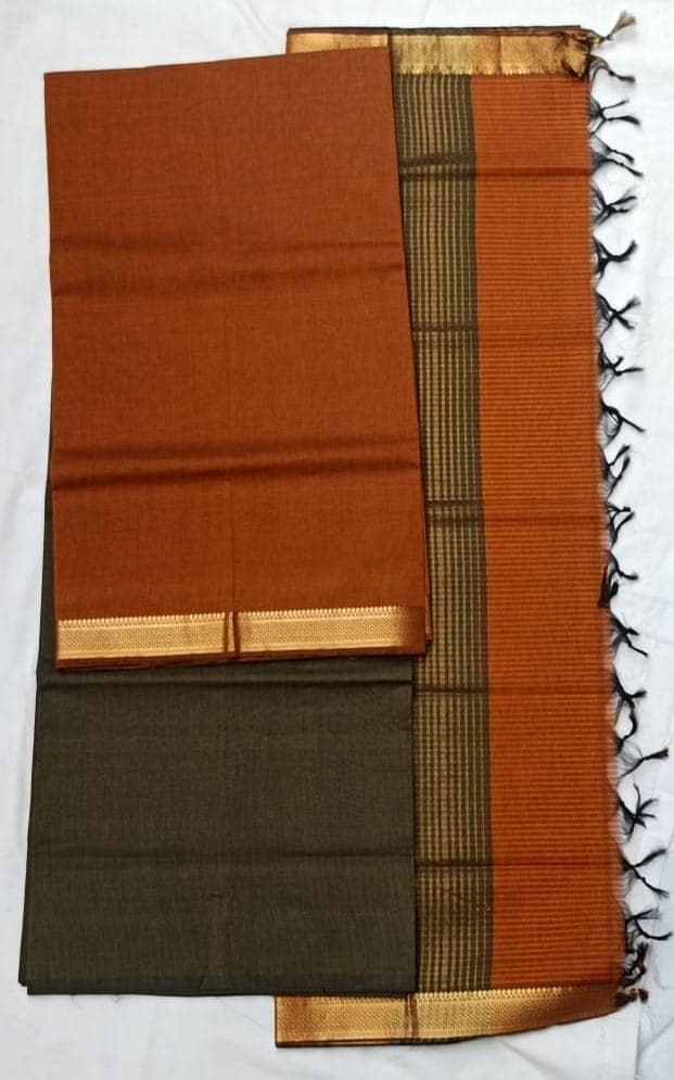 A Set of Pure Cotton Dress Material with Dhupatta view 3