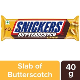 Snickers Butterscotch Chocolate Bar, 40 G