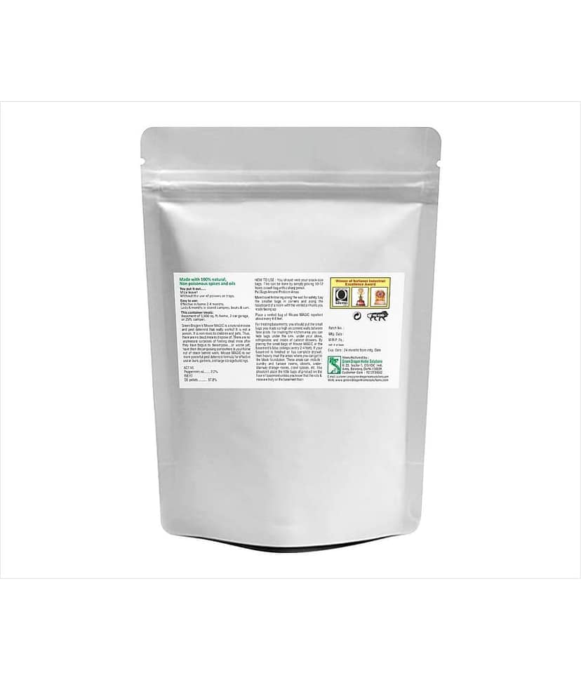 Green Dragon 'Mouse MAGIC' Natural, Safe Rodent Chalk Deterrent Pouches Pack of 10 view 3