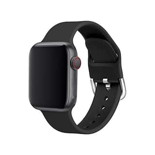Black Silicone Strap - 20/22 MM Black Silicone Strap - 20/22 MM - 20 MM