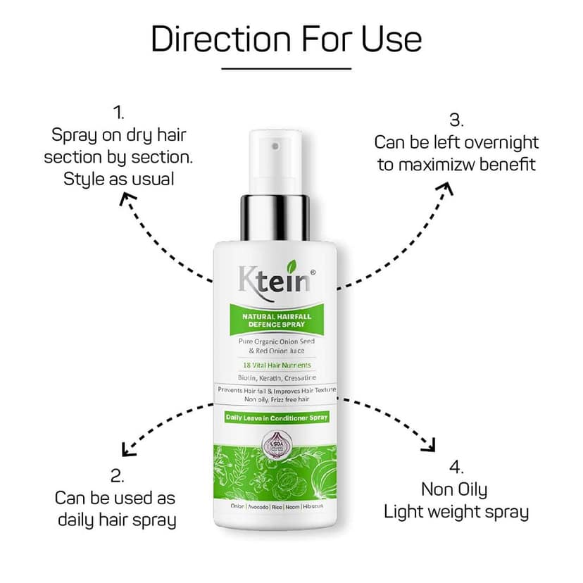 Ktein Onion Hair Spray (100 ml) view 6