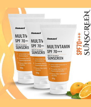 Sonavi SPF 70 Sunscreen Cream For All Skin Type ( Pack of 3 )