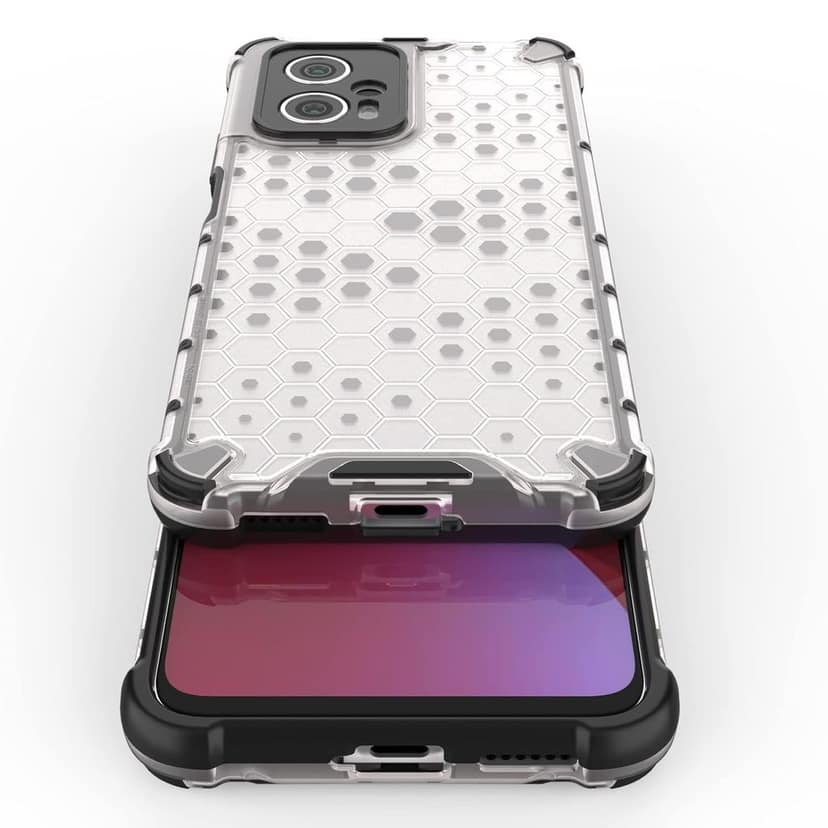 Faircost Polycarbonate For Mi Redmi K50I 5G Hybrid Shockproof Back Cover Hard Outside Soft Inside- (Polycabonate::Transparent) view 5