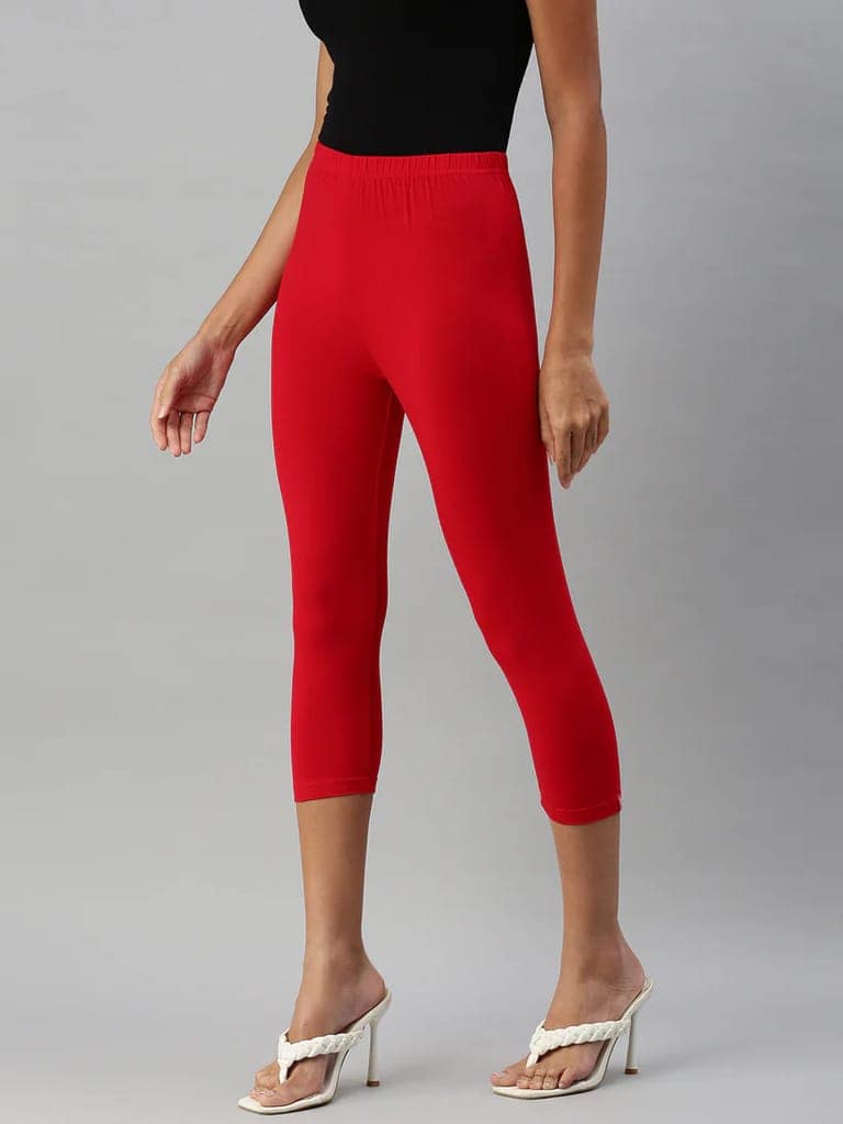 Prisma Leggings capri-Apple Red view 2