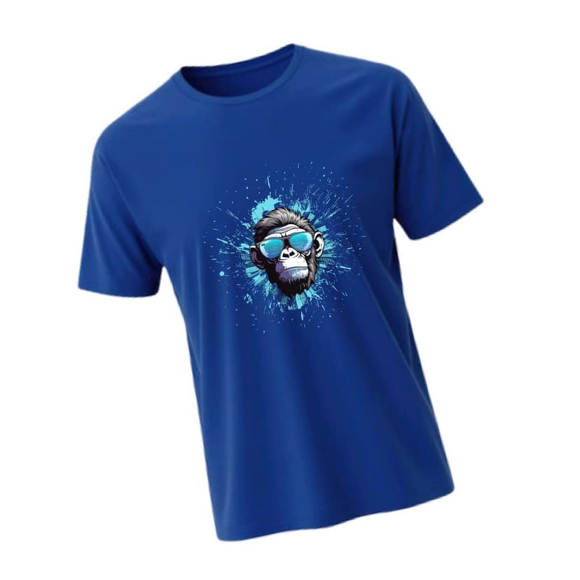 Trishoolin Abstract Theme Graphic T-Shirt (Design 10188MB) | Cotton Regular Fit Crew Neck Tee | Pack of 1 view 2