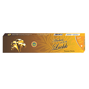 Ambica 100 % Luckk Incense Sticks / Agarbatthies - Calming Fragrance, For Everyday Pooja Use, 70 g
