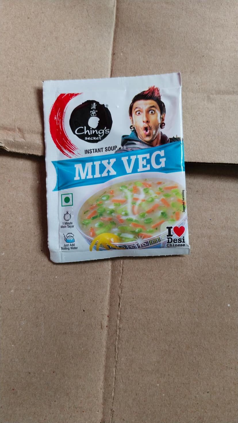 Chinga instant soup mix veg