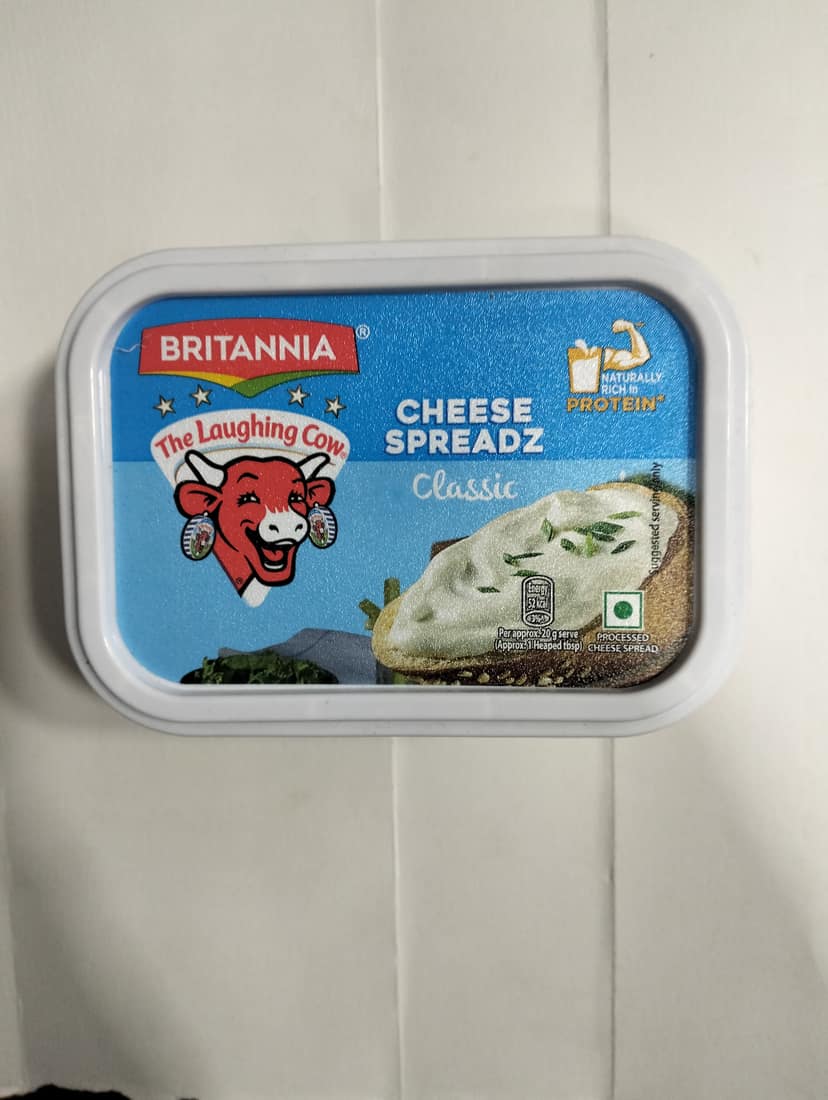 Britannia The laughing cow Cheese protein Spreadz Classic