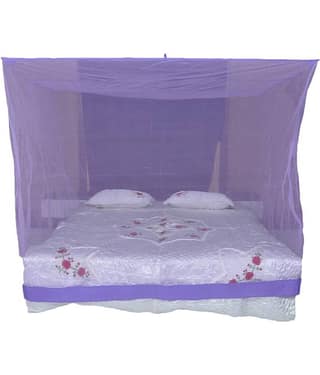 Riddhi Mosquito Net, Machardani Double Nylon Plain Hanging Mosquito Net, Machardani