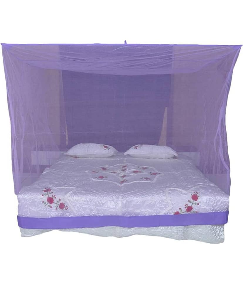 Riddhi Mosquito Net, Machardani Double Nylon Plain Hanging Mosquito Net, Machardani