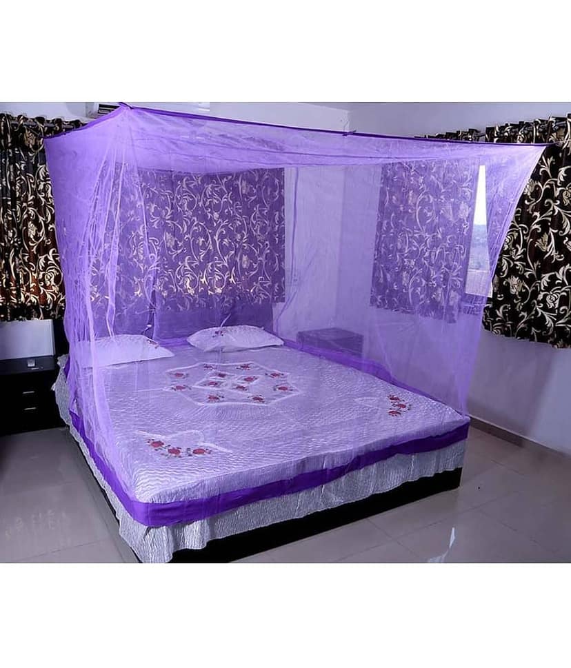 Riddhi Mosquito Net, Machardani Double Nylon Plain Hanging Mosquito Net, Machardani view 2