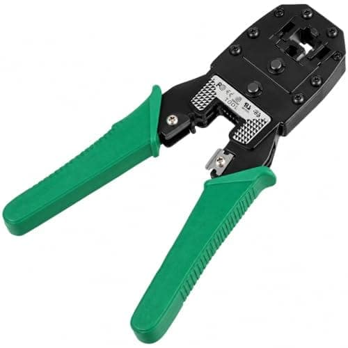 INDITRUST Dumdaar (DM) RJ45 RJ11 Crimping Tool, 3-in-1 LAN Cable Crimper with Cutter & Stripper for Cat5e Cat6 Ethernet Network Cables, Heavy Duty Hand Tool view 2