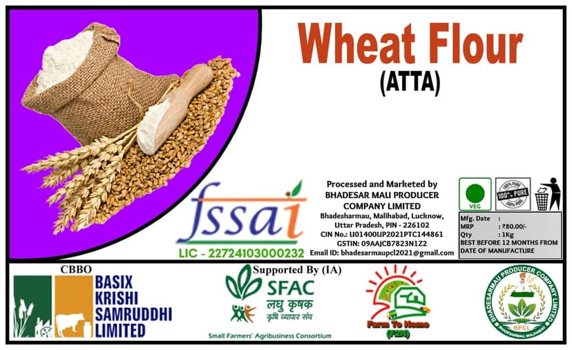 Wheat Flour | Atta - 1Kg view 2