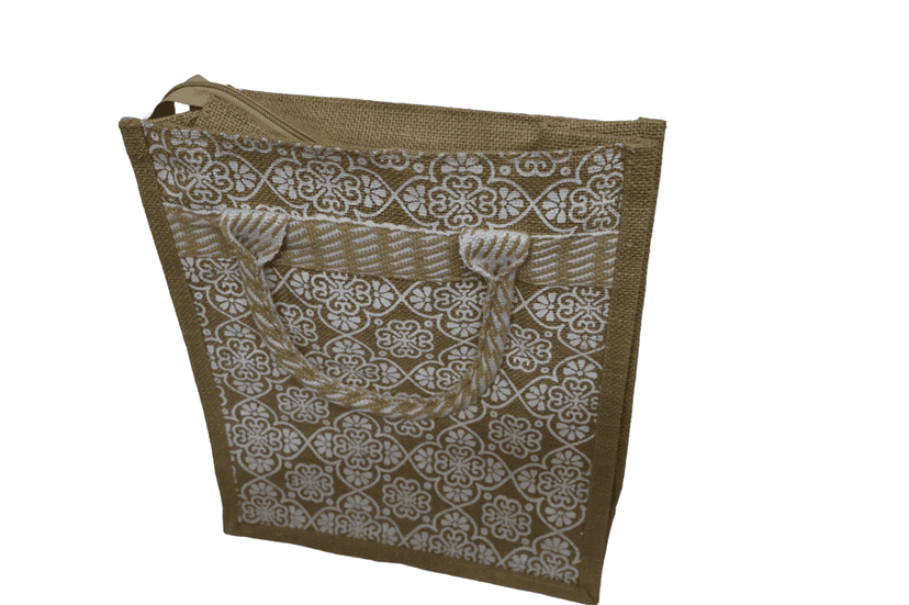 Natural brown jute view 2