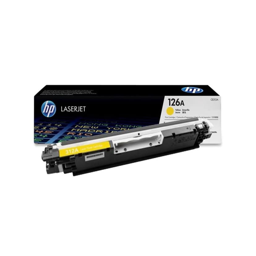 HP 126A Yellow Original LaserJet Toner Cartridge (CE312A) view 4
