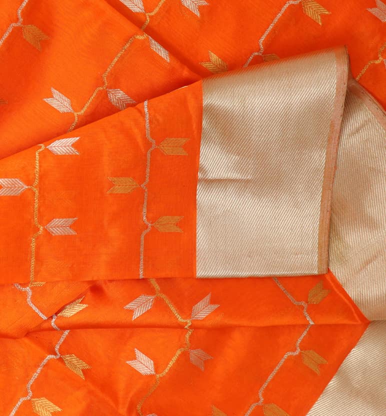 Handloom Chanderi Silk By Silk Saree view 6