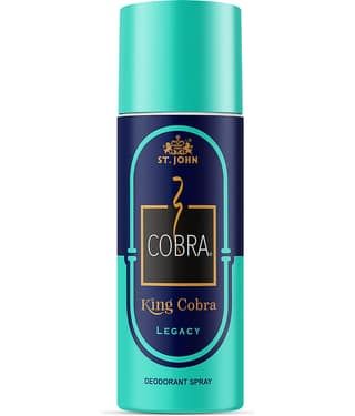 St. John King Cobra Legacy Long Lasting Deodorant Spray for Men 150 ml ( Pack of 1 )