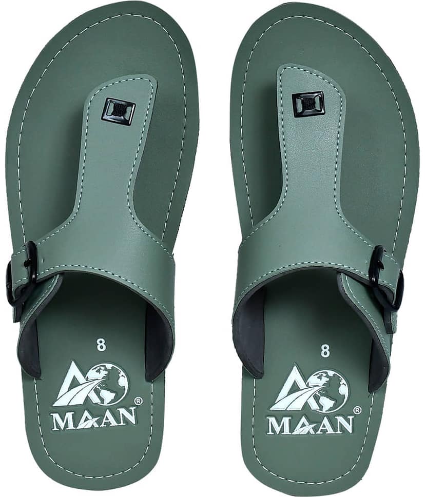 MAAN Sea Green Men's Thong Flip Flop view 2