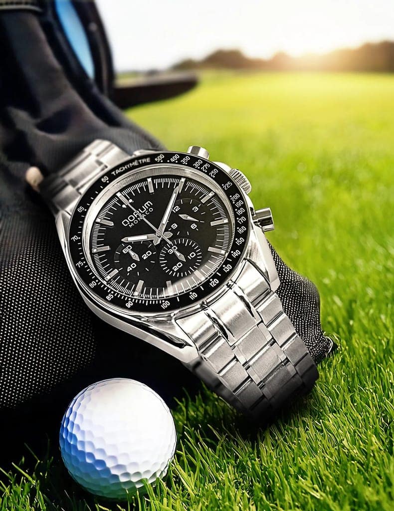 Qorum Monaco Men’s Chronograph Watch view 3