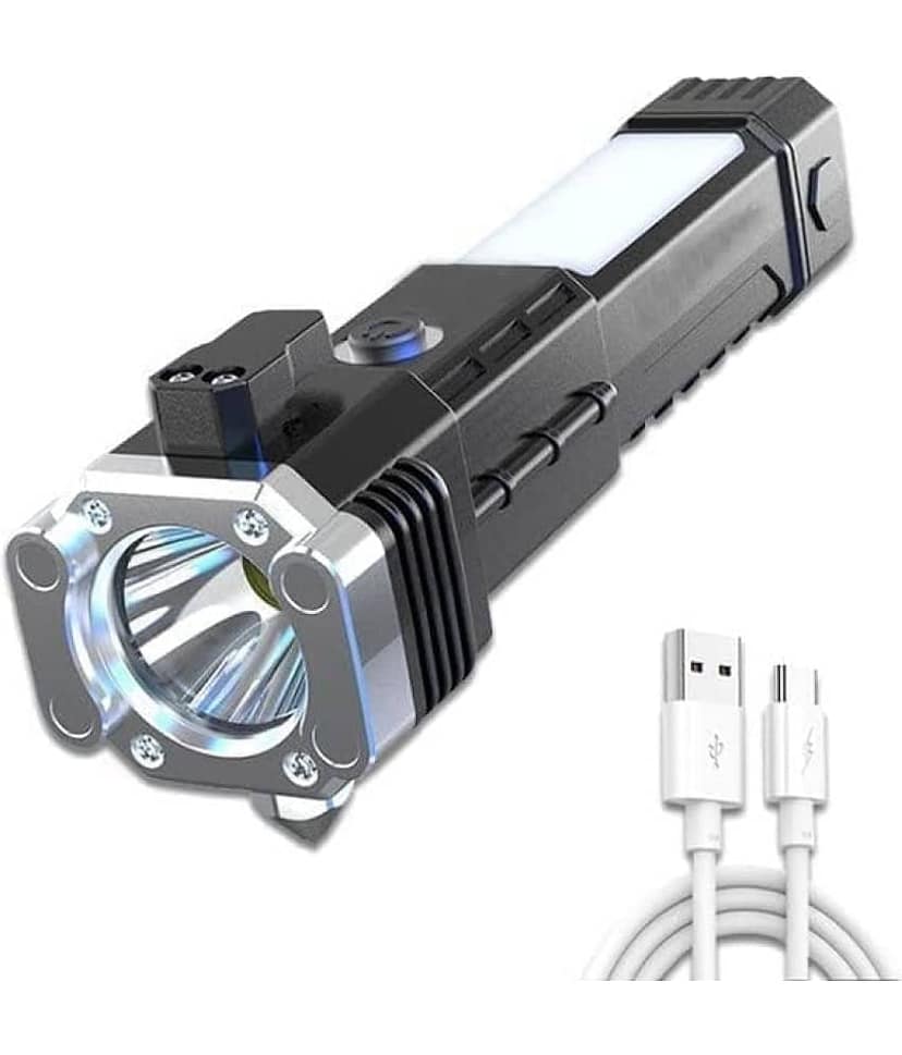 CHARKEE - 5W Rechargeable Flashlight Torch ( Pack of 1 )