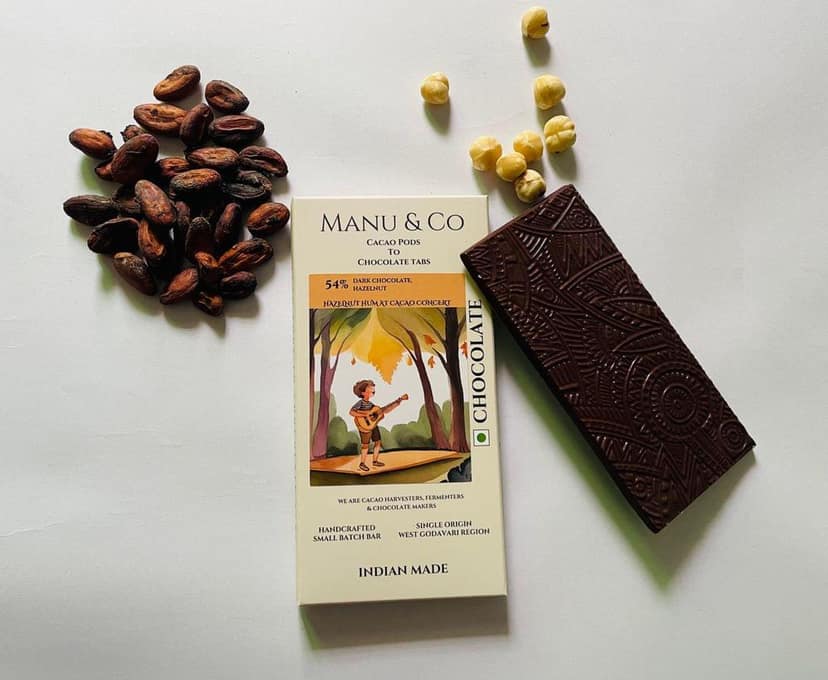 54% Dark Chocolate With Hazelnuts