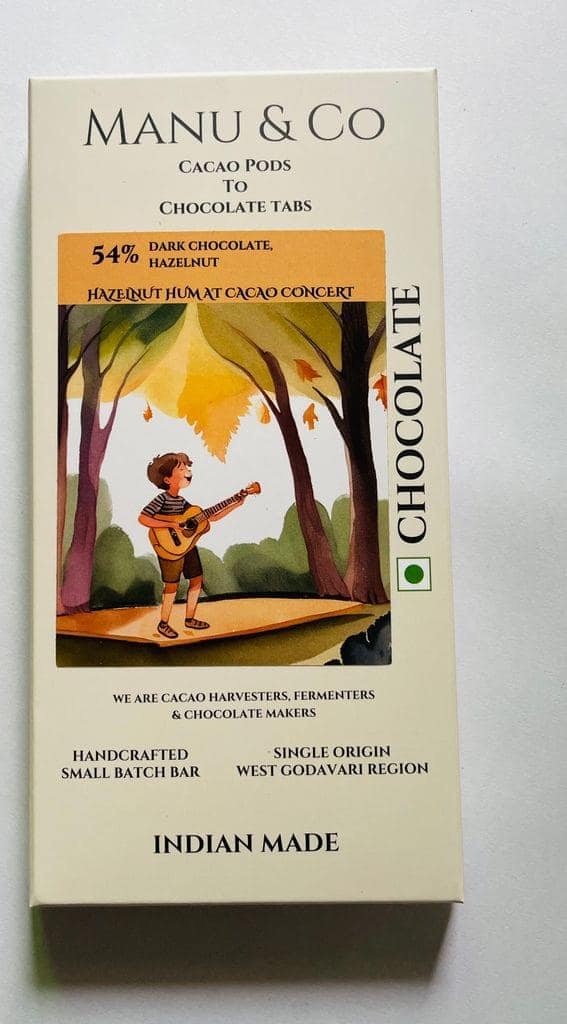 54% Dark Chocolate With Hazelnuts view 3