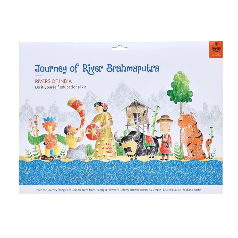 DIY Colouring kit Journey of River Brahmputra