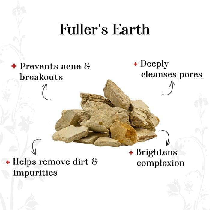 Rozhub Naturals Multani Mitti Clay (Fuller Earth) Herbal Face & Hair Mask Powder - 100g view 5