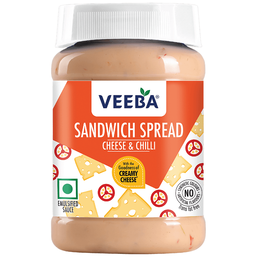 Veeba Sandwich Spread Cheese & Chilli, 250 G view 2
