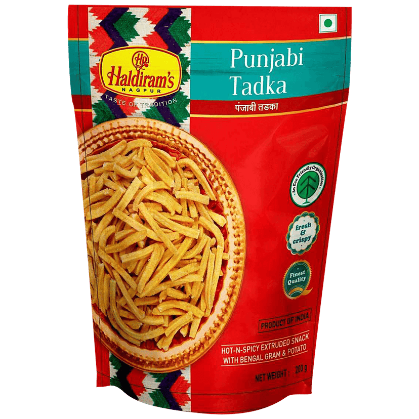 Haldiram's Namkeen - Spicy, Crunchy, Punjabi Tadka, 200 G Pouch