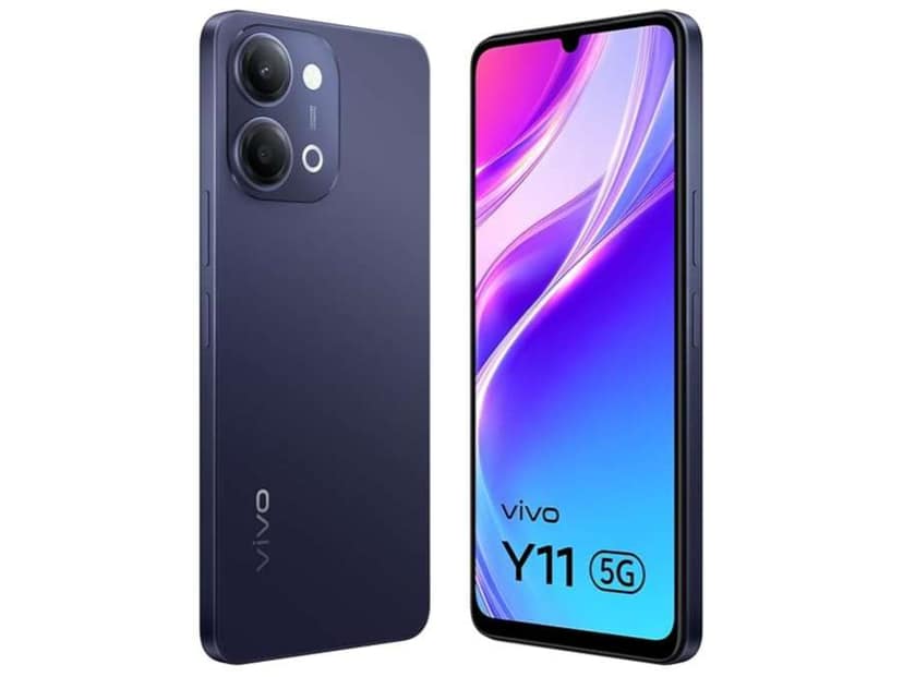 Vivo Y11 5G (4GB RAM, 64GB Storage) 5G Mobile Phone with HD+ Display, Powerful Battery & Smooth Performance - Midnight Blue view 4