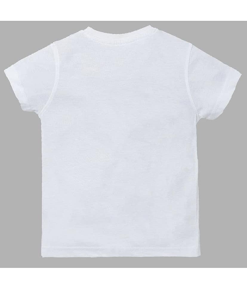 ETCHED DESIGN Pack of 1 Boys Cotton T-Shirt ( Multi Color ) view 3