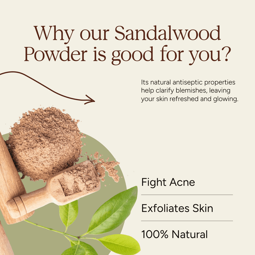 Sandalwood Powder - 80 Gm view 3