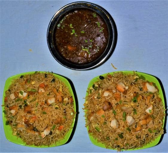 2 Chicken Fried Rice + Chilli Chicken Dry [combo]
