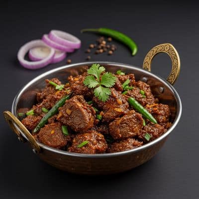 Andhra Mutton Pepper Fry