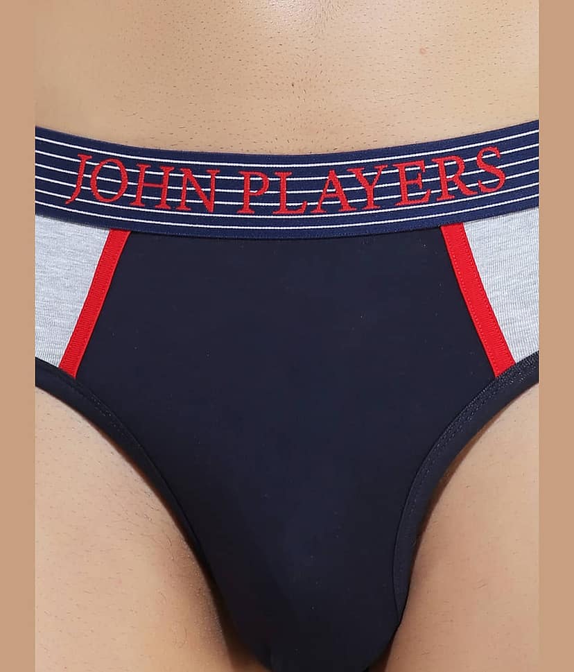 John Players Grey Melange John Players Briefs Cotton Men's Briefs ( Pack of 1 ) view 2