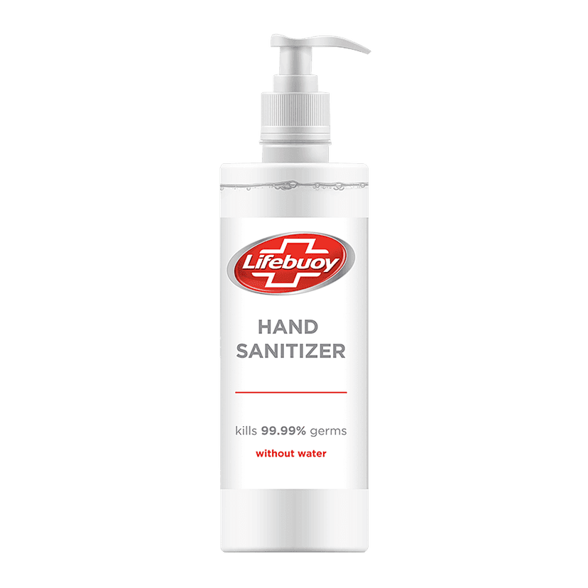 Lifebuoy Hand Sanitizer Gel, Kills 99.9% Bacteria & Viruses, 500 Ml view 2
