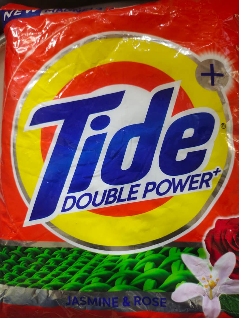 Tide + dobule power detergent powder Jasmin & rose